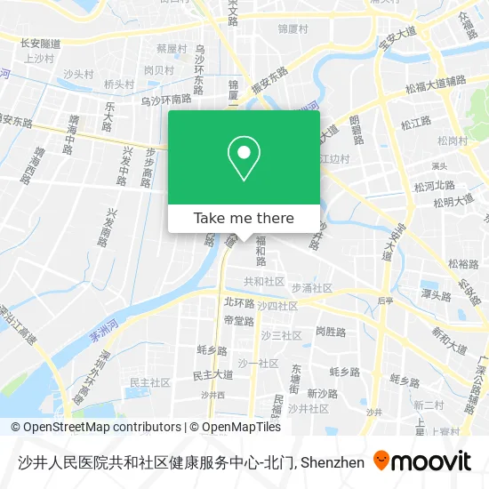 沙井人民医院共和社区健康服务中心-北门 map