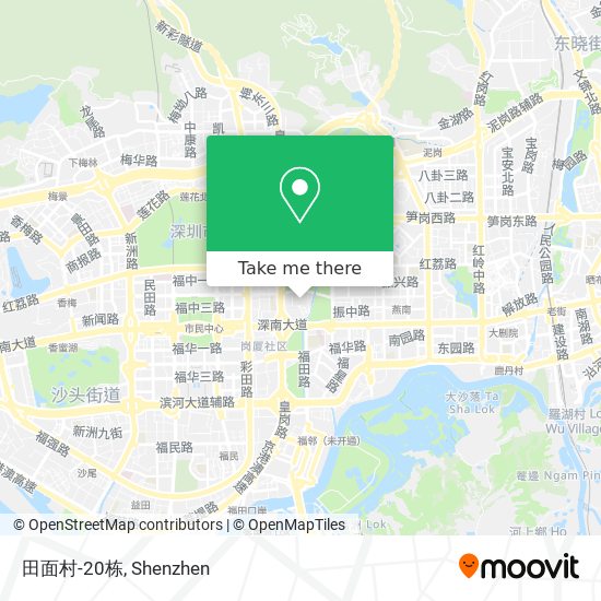 田面村-20栋 map