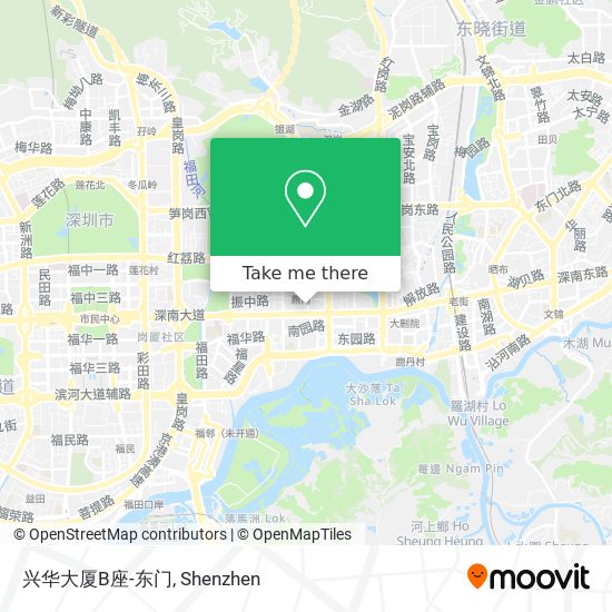 兴华大厦B座-东门 map