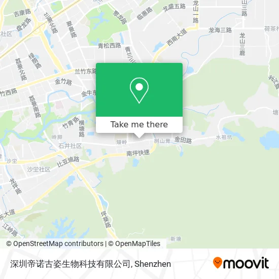 深圳帝诺古姿生物科技有限公司 map
