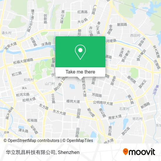 华立凯昌科技有限公司 map