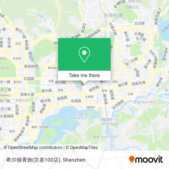 希尔顿青旅(京基100店) map