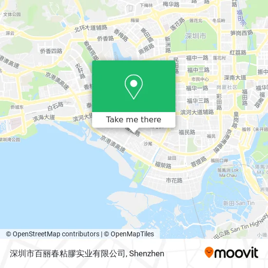 深圳市百丽春粘膠实业有限公司 map