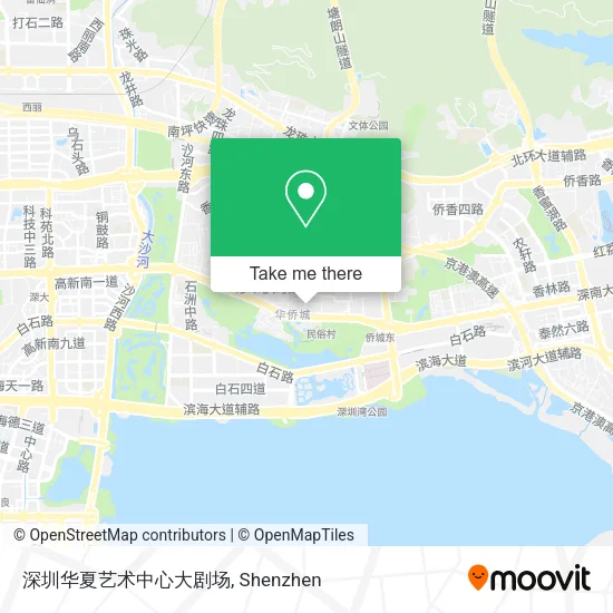 深圳华夏艺术中心大剧场 map