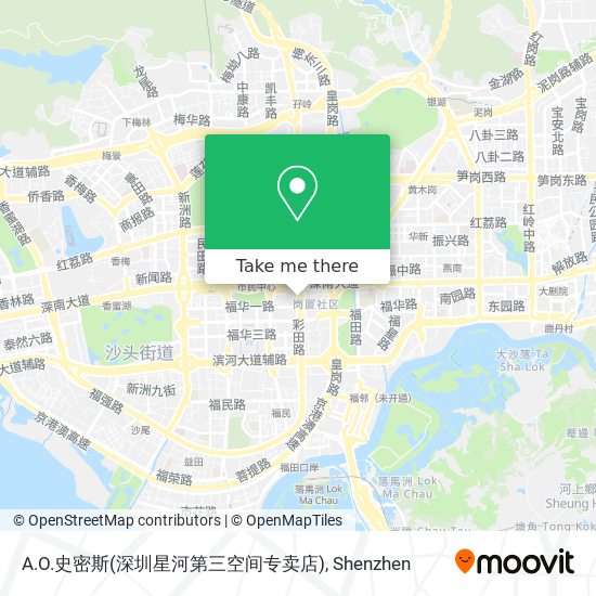 A.O.史密斯(深圳星河第三空间专卖店) map