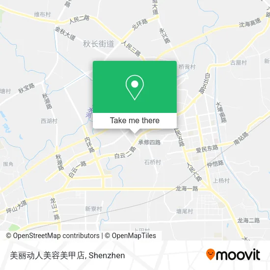 美丽动人美容美甲店 map