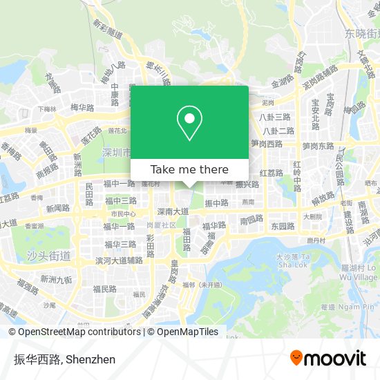 振华西路 map