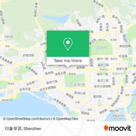 印象草原 map