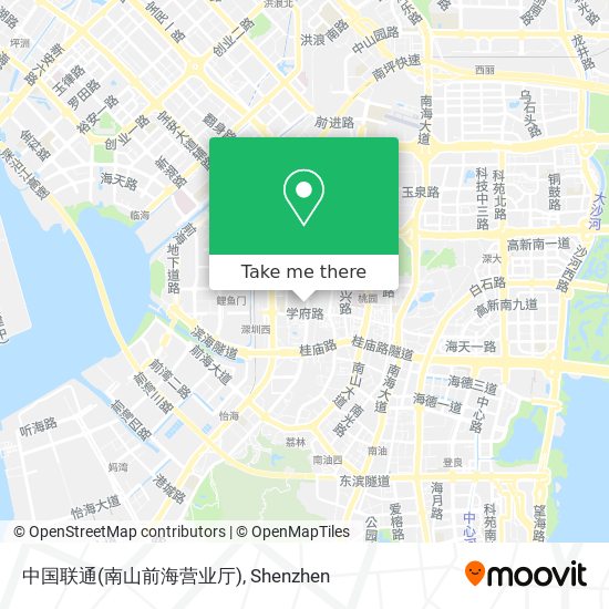 中国联通(南山前海营业厅) map