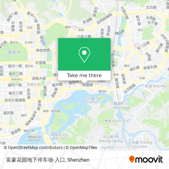 富豪花园地下停车场-入口 map