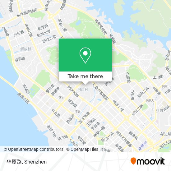 华厦路 map
