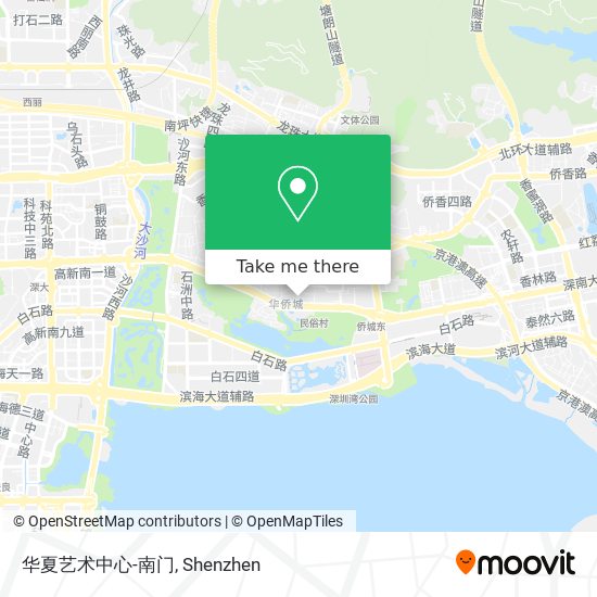 华夏艺术中心-南门 map