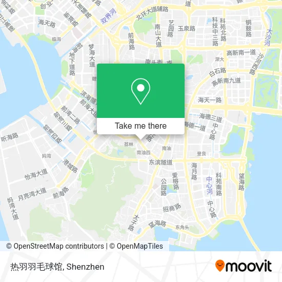 热羽羽毛球馆 map