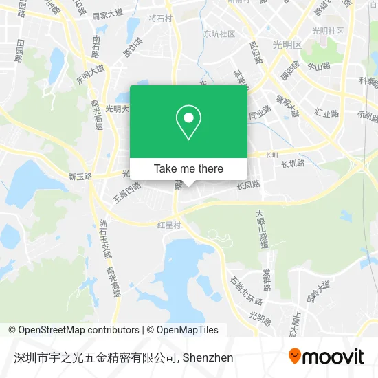 深圳市宇之光五金精密有限公司 map