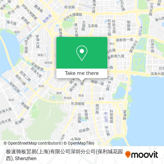 极速骑板贸易(上海)有限公司深圳分公司(保利城花园西) map