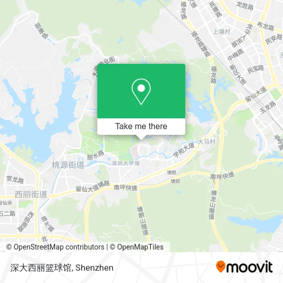 深大西丽篮球馆 map