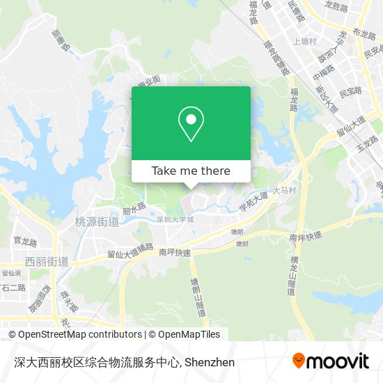 深大西丽校区综合物流服务中心 map