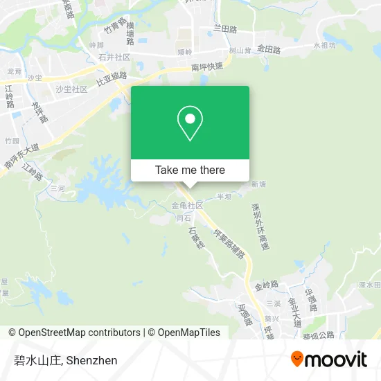 碧水山庄 map