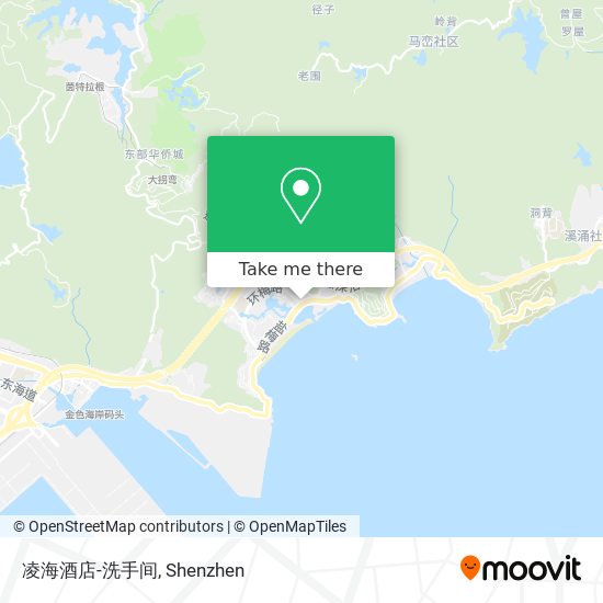 凌海酒店-洗手间 map