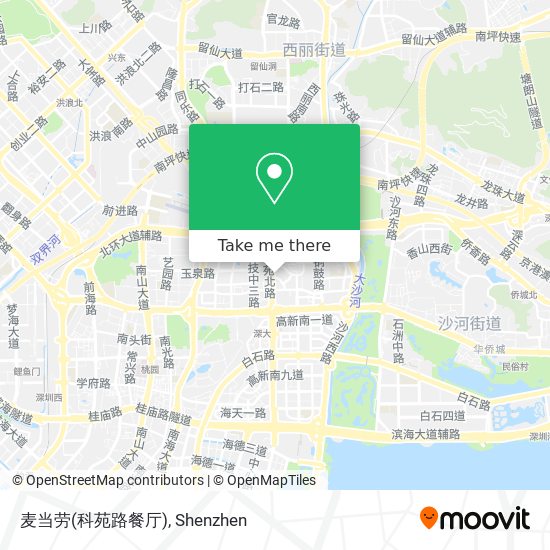麦当劳(科苑路餐厅) map