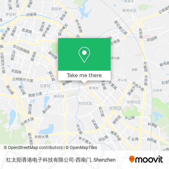 红太阳香港电子科技有限公司-西南门 map