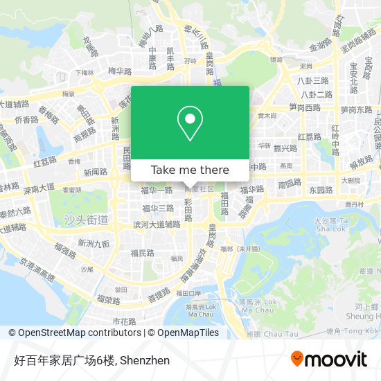 好百年家居广场6楼 map