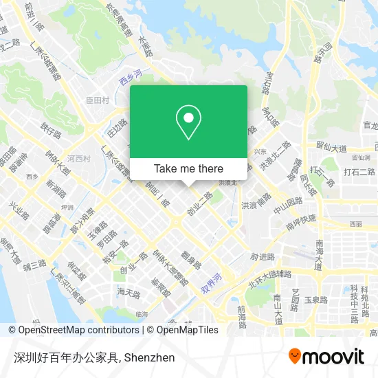 深圳好百年办公家具 map