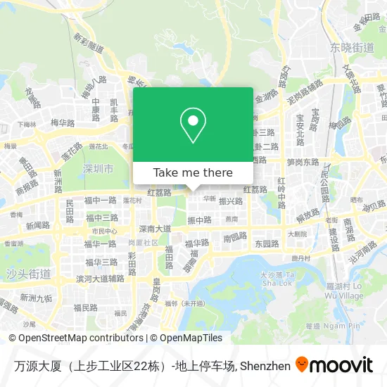 万源大厦（上步工业区22栋）-地上停车场 map