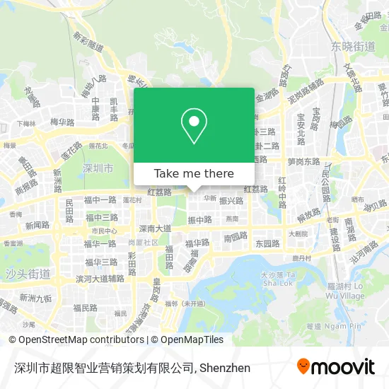 深圳市超限智业营销策划有限公司 map