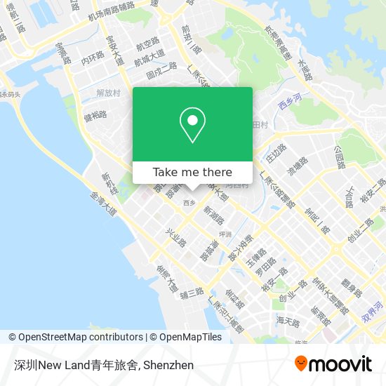 深圳New Land青年旅舍 map