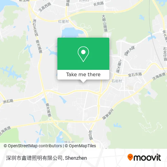 深圳市鑫谱照明有限公司 map