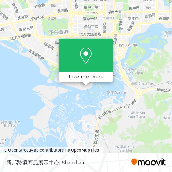腾邦跨境商品展示中心 map