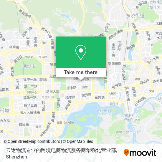 云途物流专业的跨境电商物流服务商华强北营业部 map