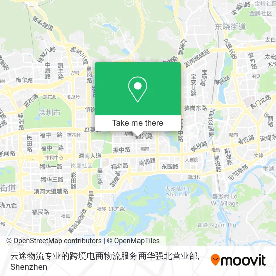 云途物流专业的跨境电商物流服务商华强北营业部 map