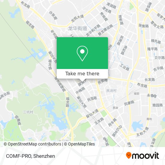 COMF-PRO map