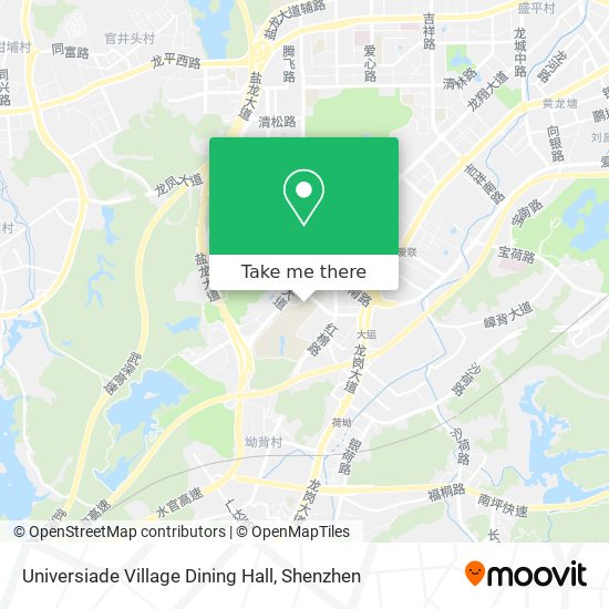 Universiade Village Dining Hall map