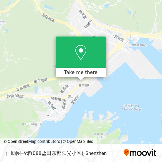 自助图书馆(088盐田东部阳光小区) map