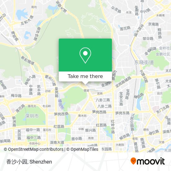 香沙小园 map