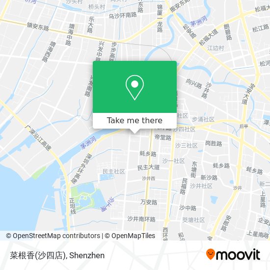 菜根香(沙四店) map