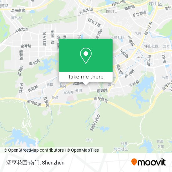 汤亨花园-南门 map