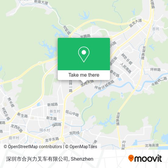 深圳市合兴力叉车有限公司 map
