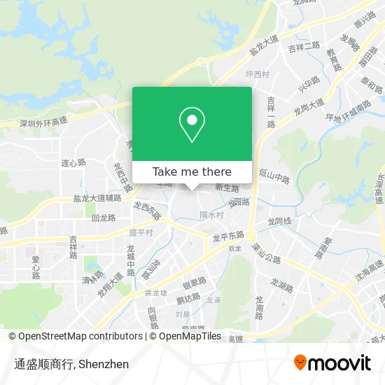 通盛顺商行 map