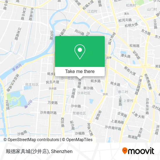 顺德家具城(沙井店) map