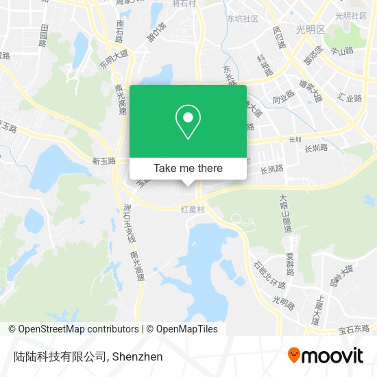 陆陆科技有限公司 map