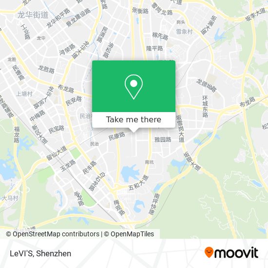 LeVI'S map