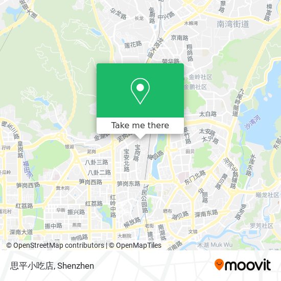 思平小吃店 map