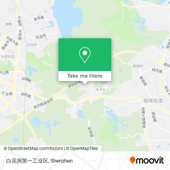 白花洞第一工业区 map