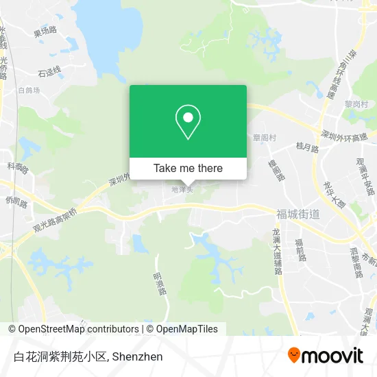 白花洞紫荆苑小区 map