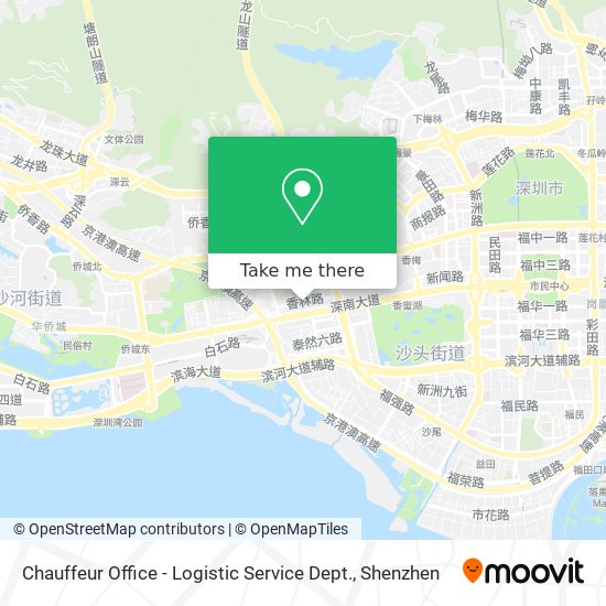 Chauffeur Office - Logistic Service Dept. map