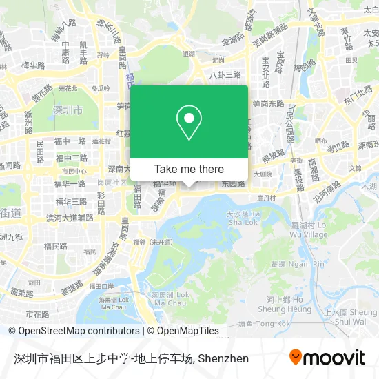 深圳市福田区上步中学-地上停车场 map